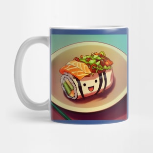 Kawaii Anime Sushi Mug